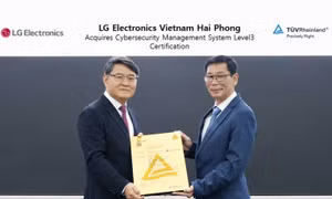 Nhà máy sản xuất linh kiện ô tô LG Electronics nhận chứng nhận an ninh mạng hàng đầu