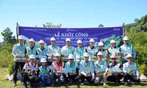Coteccons phát động trồng 11.777 cây xanh cho rừng đầu nguồn Quảng Trị