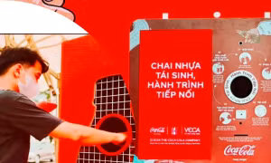 Thêm 9 máy thu gom chai và lon được lắp đặt tại các chung cư và trường học tại TP Hồ Chí Minh