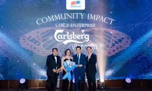 Carlsberg Việt Nam được vinh danh ‘Doanh nghiệp vì cộng đồng’ tại EuroCham Business Awards 2025