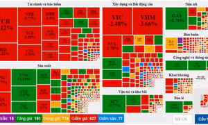 Áp lực bán gia tăng, VN-Index giảm gần 23 điểm