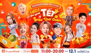 ShopeeFood khởi đầu 2025 với đại sứ thương hiệu mới và hàng loạt ưu đãi hấp dẫn