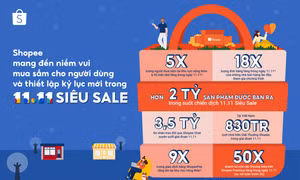 Các sàn thương mại điện tử thắng lớn ngày 'siêu sale' 11/11