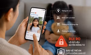 Khoe con trên mạng xã hội có thể làm tăng nguy cơ lộ dữ liệu