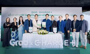 Grab Việt Nam và Charge+ hợp tác phát triển mạng lưới trạm sạc xe điện tại Việt Nam
