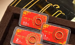 Giá vàng trong nước chững lại khi thế giới giảm mạnh