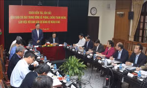 Kiểm tra, đôn đốc công tác phòng, chống tham nhũng tại Bộ Ngoại giao