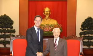 Tổng Bí thư, Chủ tịch nước Nguyễn Phú Trọng tiếp Thủ tướng Hà Lan Mark Rutte
