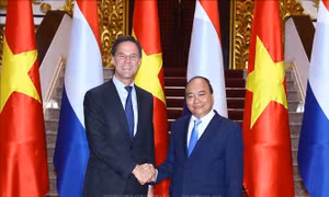 Lễ đón Thủ tướng Vương quốc Hà Lan Mark Rutte thăm chính thức Việt Nam