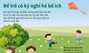 Để trẻ có kỳ nghỉ hè bổ ích