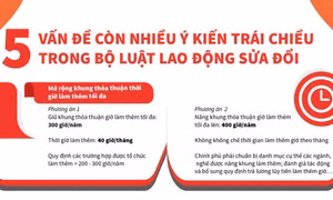 5 vấn đề còn nhiều ý kiến trái chiều trong Bộ Luật Lao động sửa đổi