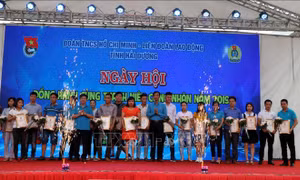 Hải Dương tuyên dương 20 gương 'Người thợ trẻ giỏi'