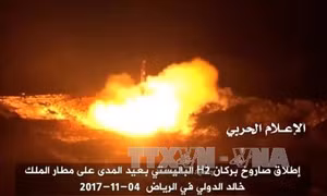 Phiến quân Houthi tấn công nhiều mục tiêu ở Saudi Arabia