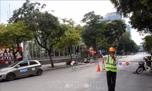 Ngày 20/8, Hà Nội sẽ vận hành thử phương án phân luồng trên phố Trần Hưng Đạo 