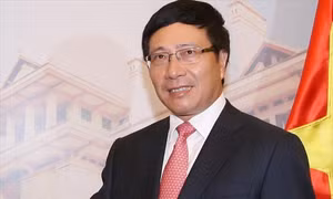 Phó Thủ tướng, Bộ trưởng Ngoại giao Phạm Bình Minh tiếp Chủ tịch Nhóm Đại sứ các nước về hợp tác phát triển