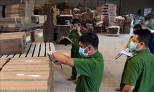 Phát hiện hàng nghìn thùng thuốc bảo vệ thực vật không rõ nguồn gốc, xuất xứ