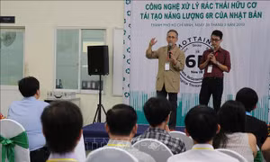 Giới thiệu công nghệ xử lý rác thải hữu cơ tái tạo năng lượng của Nhật Bản tại Việt Nam