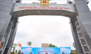 Khánh thành Quốc môn - Cửa khẩu Quốc tế Lệ Thanh ở Gia Lai