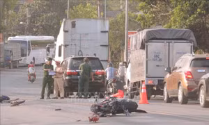 Ba ô tô va chạm liên hoàn, một người bị thương nặng