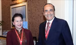 Chủ tịch Quốc hội Nguyễn Thị Kim Ngân hội kiến Chủ tịch Hạ viện Maroc
