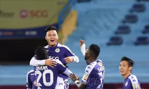 V.League 2019: Hà Nội FC mở màn tưng bừng '5 sao' trước Than Quảng Ninh