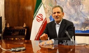 Điện mừng Phó Tổng thống thứ nhất nước Cộng hòa Hồi giáo Iran 