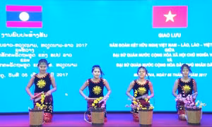 Giao lưu văn nghệ, thể thao Việt - Lào tại Nga 