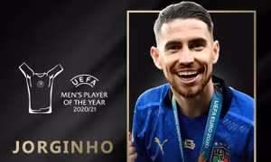 Jorginho giành giải Cầu thủ hay nhất của UEFA