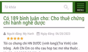 Nhức nhối tình trạng mua bán, cho thuê chứng chỉ y dược ở TP Hồ Chí Minh