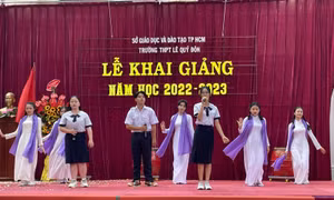 Lễ khai giảng ở ngôi trường có lịch sử lâu đời nhất miền Nam