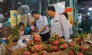 TP Hồ Chí Minh kiểm tra chợ đầu mối Nông sản Thủ Đức 