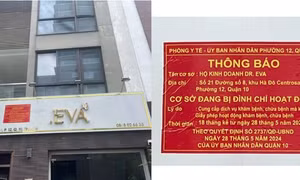 TP Hồ Chí Minh: Treo biển đỏ nhận diện cơ sở làm đẹp đang bị đình chỉ hoạt động 
