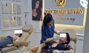 Hộ kinh doanh chăm sóc da thực hiện phẫu thẩm mỹ trái phép, bất hợp tác khi bị kiểm tra