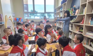 Khai giảng năm học mới dành cho bệnh nhi tại Bệnh viện Ung Bướu TP Hồ Chí Minh