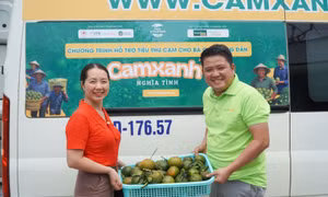 Cam xanh nghĩa tình 'giải cứu' nông sản bền vững