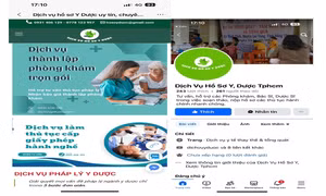 Cảnh giác với 'cò' giấy phép hành nghề y, dược quảng cáo trên mạng