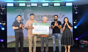 Giải golf SPVB trao tặng 1,5 tỷ đồng hỗ trợ bệnh nhi ung thư