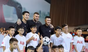  David Beckham giao lưu với cầu thủ và người hâm mộ Việt Nam