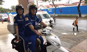 TP Hồ Chí Minh thử nghiệm xe cấp cứu cơ động 2 bánh