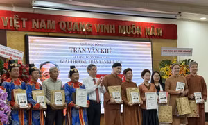Lan tỏa di sản âm nhạc từ Giải thưởng Trần Văn Khê