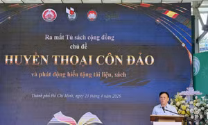 Ra mắt tủ sách 'Huyền thoại Côn Đảo', lan tỏa giá trị lịch sử qua không gian đọc cộng đồng