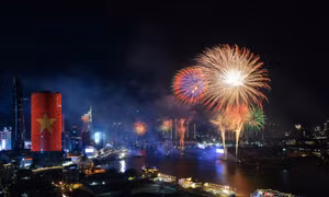 TP Hồ Chí Minh tổ chức bắn pháo hoa tại 4 điểm đón năm mới 2026