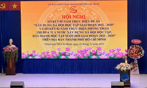 TP Hồ Chí Minh xây dựng xã hội học tập trên nền tảng giáo dục số