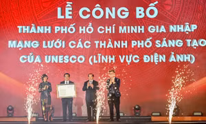 TP Hồ Chí Minh được UNESCO công nhận là Thành phố sáng tạo toàn cầu về điện ảnh
