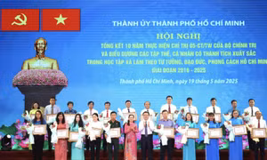 TP Hồ Chí Minh vinh danh 341 gương điển hình trong học tập và làm theo lời Bác