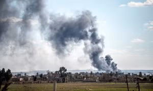 Bên trong địa ngục khói lửa Baghouz của IS ở Syria
