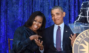 Vợ chồng cựu Tổng thống Obama đứng đầu danh sách được ngưỡng mộ nhất thế giới