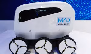 Robot sẽ thay con người giao đồ ăn đến tận cửa nhà