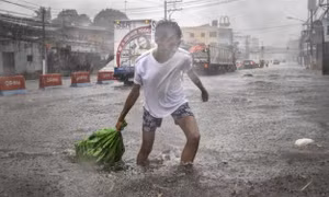Bão Kammuri gây mưa to, gió giật tại Philippines