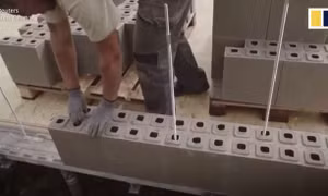 Xây nhà bằng gạch 'xếp hình', dễ dàng tái sử dụng